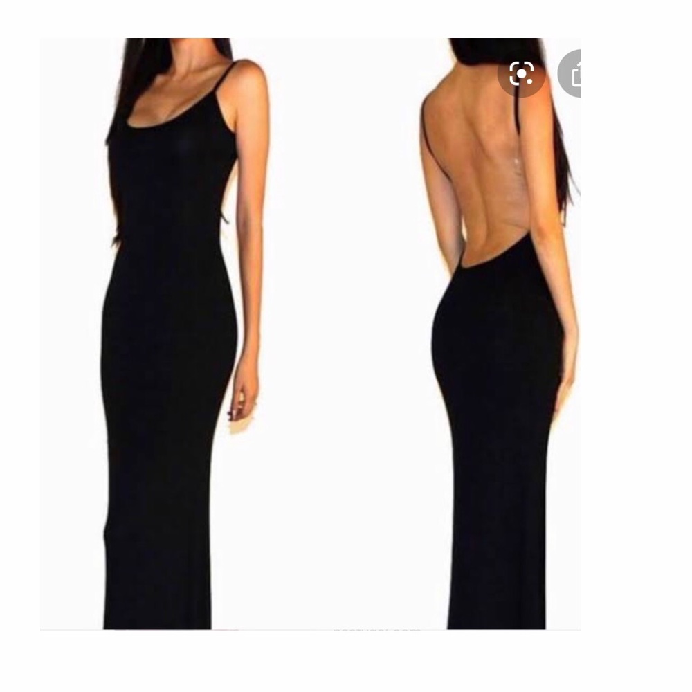 New Sexy maxi backless dress